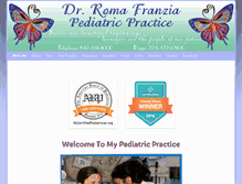 Tablet Screenshot of drromafranzia.com